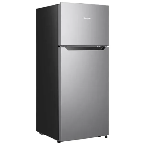 Hisense 160 Litres (Net 120L: 91L Fridge + 29L Freezer) 2-Door Top Freezer Refrigerator, Defrost, Silver | RD-16DR