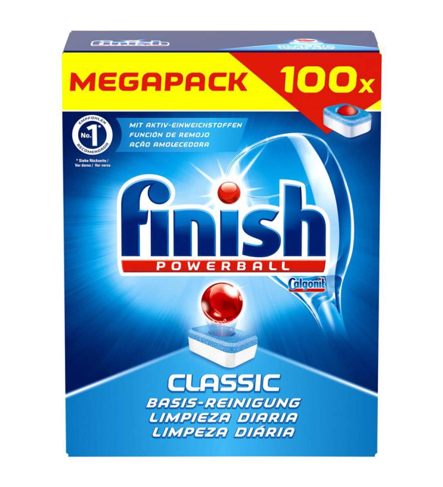 Finish Classic Regular - Dishwasher Tablets - Pack of 100