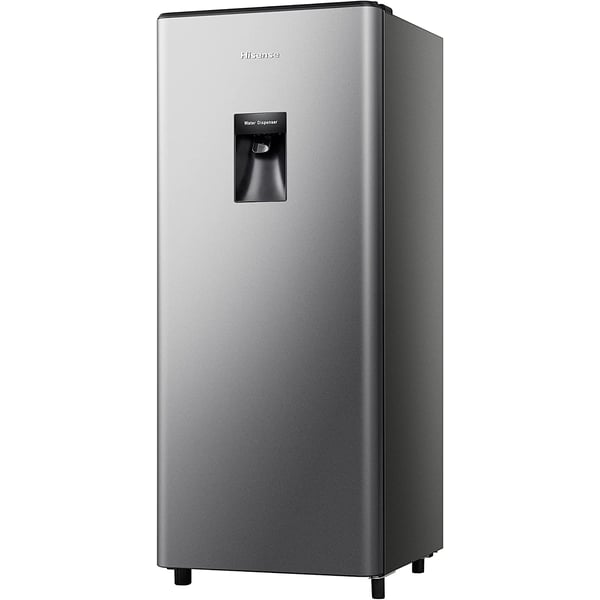 Hisense 229 – Litres Single Door Refrigerator, RR229D4WGU 229L Fridge With Water Dispenser – Silver
