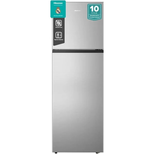 Hisense 328 – Litre Double Door Fridge, Top Mount Freezer, Frost-free Refrigerator – RT328N4DGN