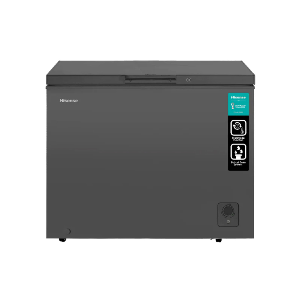 Hisense 400 – Litre Chest Freezer FC-40DT4SB1; (Net 289L) Single Door Deep Freezer – Grey (3YRs WRTY)