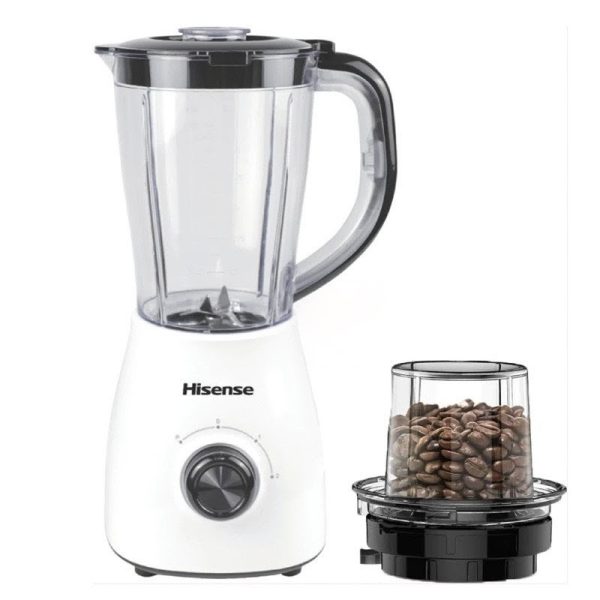 Hisense 2in1 Blender H15TBWSES1A, 1.5L Jar, 500W