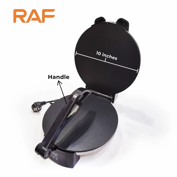 RAF Paratha & Roti Maker R.509 – 10 Inch Plate with Heat Control – 1500W