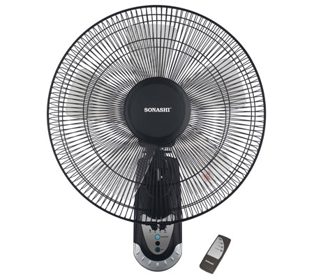 Sonashi Wall Fan With Remote Control | SF-8007WR