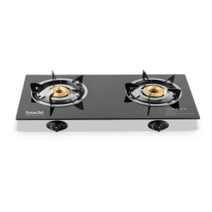 Saachi Double Burner Gas Stove NL-GAS-5248-BK